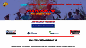 What Dixieplayground.com website looked like in 2022 (1 year ago)