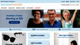 What Discountglasses.com website looked like in 2022 (1 year ago)