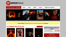 What Dimensionpeliculas.net website looked like in 2022 (1 year ago)