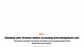 What Designbust.com website looked like in 2022 (1 year ago)