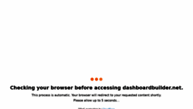 What Dashboardbuilder.net website looked like in 2022 (1 year ago)