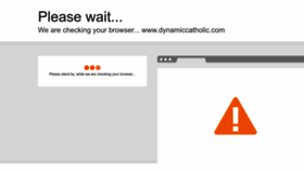 What Dynamiccatholic.com website looked like in 2022 (1 year ago)