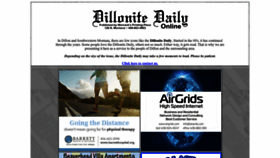 What Dillonite.com website looked like in 2022 (1 year ago)