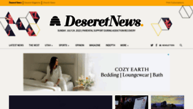 What Deseretnews.com website looked like in 2022 (1 year ago)