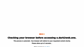 What Dark2web.com website looked like in 2022 (1 year ago)