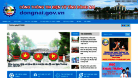 What Dongnai.gov.vn website looked like in 2022 (1 year ago)