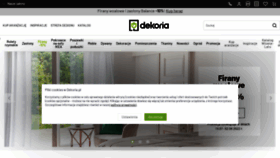What Dekoria.pl website looked like in 2022 (1 year ago)