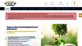 What Degussa-bank.de website looked like in 2022 (1 year ago)