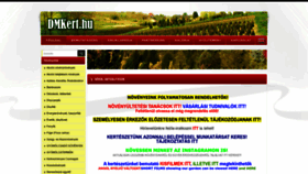 What Dmkert.hu website looked like in 2022 (1 year ago)