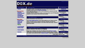 What D0x.de website looked like in 2022 (1 year ago)