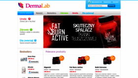 What Dermalab.pl website looked like in 2022 (1 year ago)