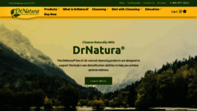 What Drnatura.com website looked like in 2022 (1 year ago)