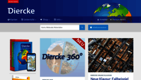 What Diercke.de website looked like in 2022 (1 year ago)