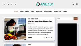 What Dane101.com website looked like in 2022 (1 year ago)