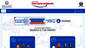 What Dovesiamonelmondo.it website looked like in 2022 (1 year ago)