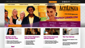 What Deutsch-lernen.com website looked like in 2022 (1 year ago)