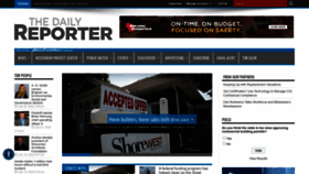 What Dailyreporter.com website looked like in 2022 (1 year ago)