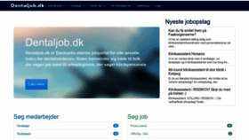 What Dentaljob.dk website looked like in 2022 (1 year ago)