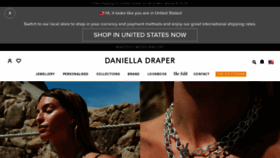 What Danielladraper.com website looked like in 2022 (1 year ago)