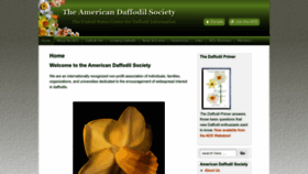 What Daffodilusa.org website looked like in 2022 (1 year ago)