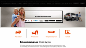 What Driessenautogroep.nl website looked like in 2022 (1 year ago)