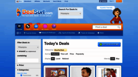 What Dealsurf.com website looked like in 2022 (1 year ago)