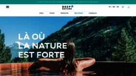 What Deepnature.fr website looked like in 2022 (1 year ago)
