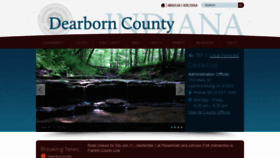 What Dearborncounty.org website looked like in 2022 (1 year ago)