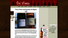 What Drvino.com website looked like in 2022 (1 year ago)