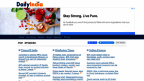 What Dailyindia.com website looked like in 2022 (1 year ago)