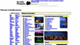 What Danheller.com website looked like in 2022 (1 year ago)