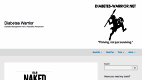 What Diabetes-warrior.net website looked like in 2022 (1 year ago)