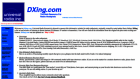 What Dxing.com website looked like in 2022 (1 year ago)