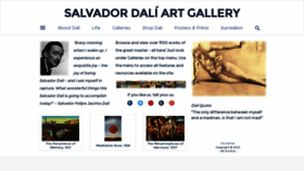 What Dali-gallery.com website looked like in 2022 (1 year ago)