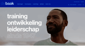 What Debaak.nl website looked like in 2022 (1 year ago)