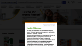 What Deutscheinternetapotheke.de website looked like in 2022 (1 year ago)
