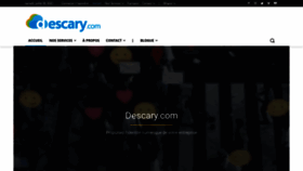 What Descary.com website looked like in 2022 (1 year ago)
