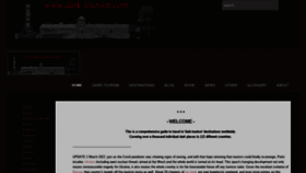 What Dark-tourism.com website looked like in 2022 (1 year ago)