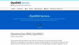 What Ddnss.de website looked like in 2022 (2 years ago)