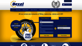 What Dexel.co.uk website looked like in 2022 (1 year ago)