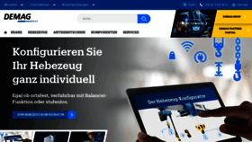 What Demagcranes.de website looked like in 2022 (1 year ago)