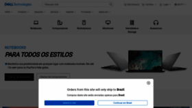 What Dell.com.br website looked like in 2022 (1 year ago)