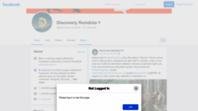 What Discovery.ro website looked like in 2022 (1 year ago)