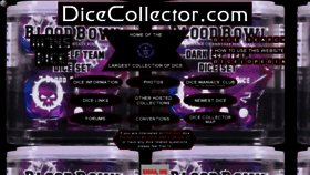 What Dicecollector.com website looked like in 2022 (1 year ago)