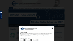 What Drg.de website looked like in 2022 (1 year ago)