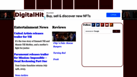 What Digitalhit.com website looked like in 2022 (1 year ago)