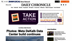 What Daily-chronicle.com website looked like in 2022 (1 year ago)