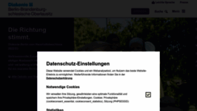 What Diakonie-portal.de website looked like in 2022 (1 year ago)