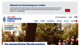 What Demografie-portal.de website looked like in 2022 (2 years ago)