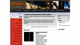 What Dianacb.cz website looked like in 2022 (1 year ago)
